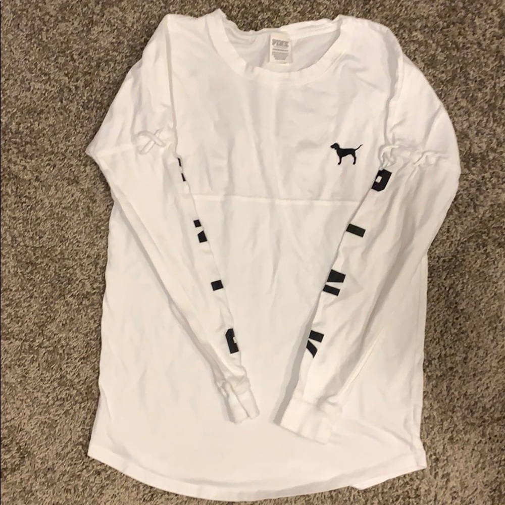 PINK Crosstie Long Sleeve Shirt